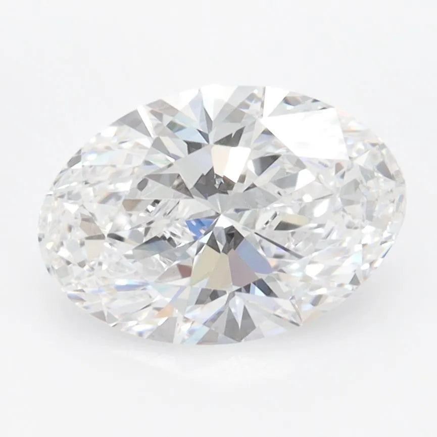 2.00ct Oval Lab Grown Diamond (Colour D, Clarity VVS2, IGI Certified)