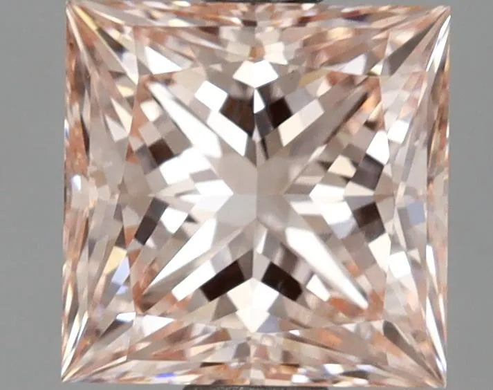 2.00ct Princess Lab Grown Diamond (Colour Fancy Intense Pink, Clarity VS1, IGI Certified)