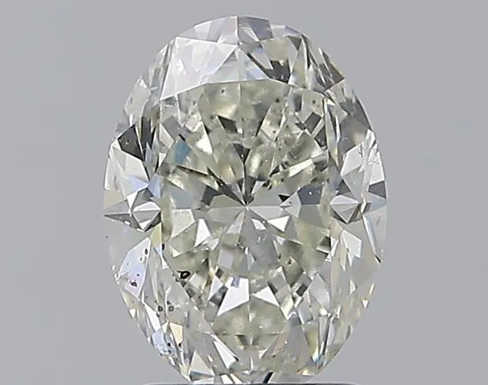 2.01ct Oval Natural Diamond (Colour J, Clarity SI2, Cut GD, GIA Certified)