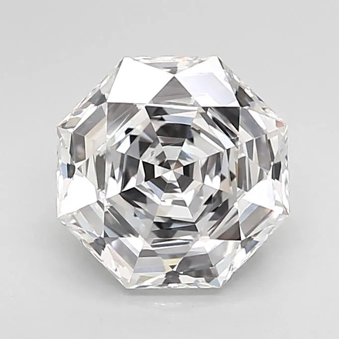 2.03ct Octagonal Lab Grown Diamond (Colour E, Clarity VVS2, IGI Certified)