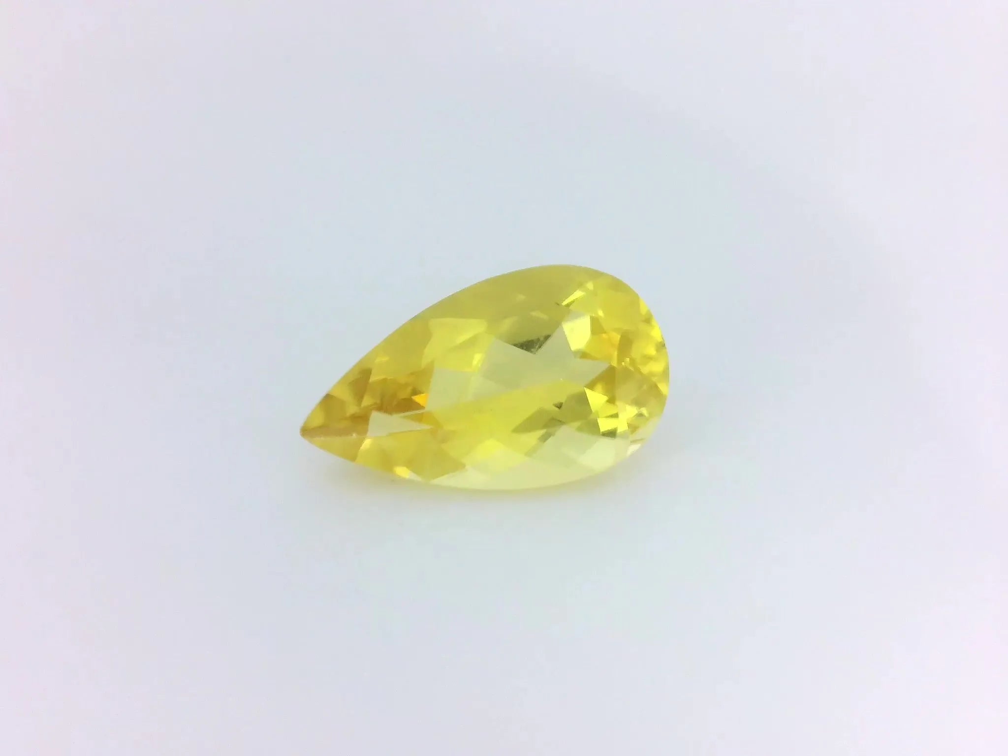 2.03ct Pear Natural Heliodor (Colour Yellow, Clarity Eye Clean, Cut Faceted)