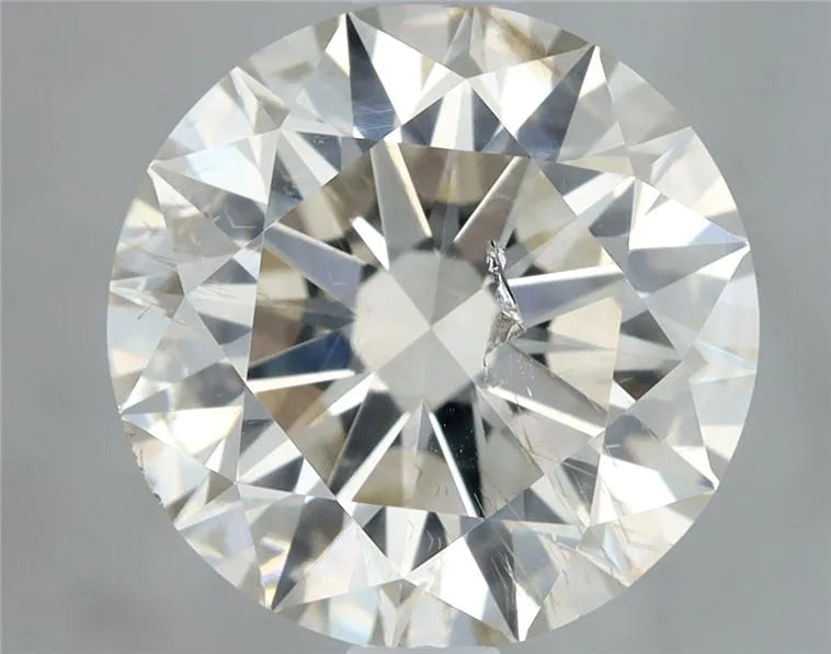2.03ct Round Natural Diamond (Colour K, Clarity SI2, Cut EX, IGI Certified)