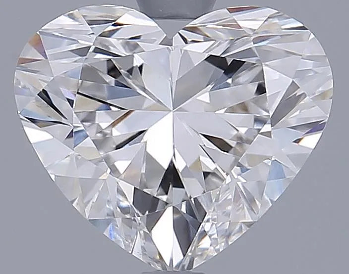 2.04ct Heart Lab Grown Diamond (Colour E, Clarity VVS2, IGI Certified)