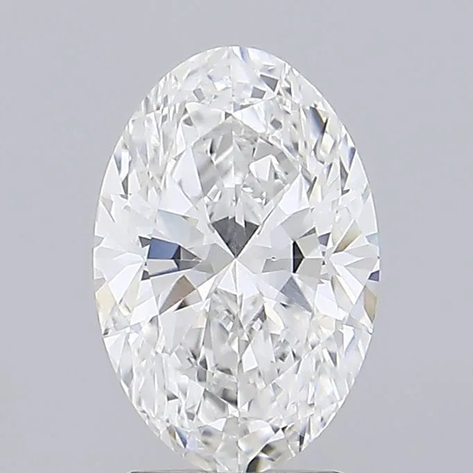 2.06ct Oval Lab Grown Diamond (Colour E, Clarity VVS1, IGI Certified)