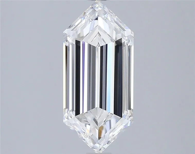 2.07ct Hexagonal Lab Grown Diamond (Colour D, Clarity VS1, IGI Certified)