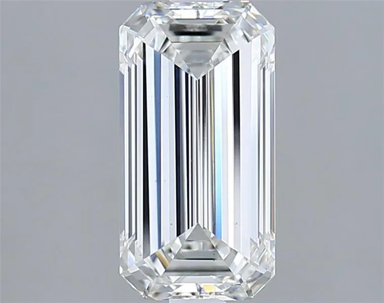 2.10ct Emerald Lab Grown Diamond (Colour F, Clarity VS2, IGI Certified)