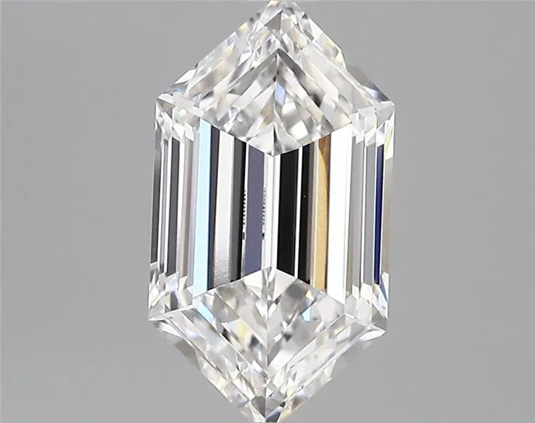 2.11ct Hexagonal Lab Grown Diamond (Colour E, Clarity VVS2, IGI Certified)