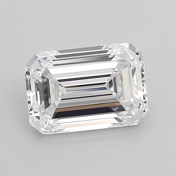 2.15ct Emerald Lab Grown Diamond (Colour D, Clarity IF, Cut EX, IGI Certified)