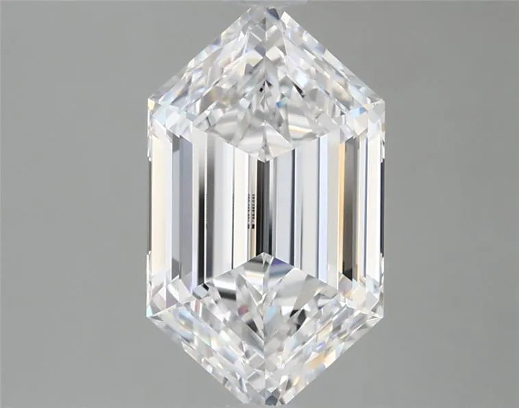 2.15ct Hexagonal Lab Grown Diamond (Colour D, Clarity VVS1, IGI Certified)