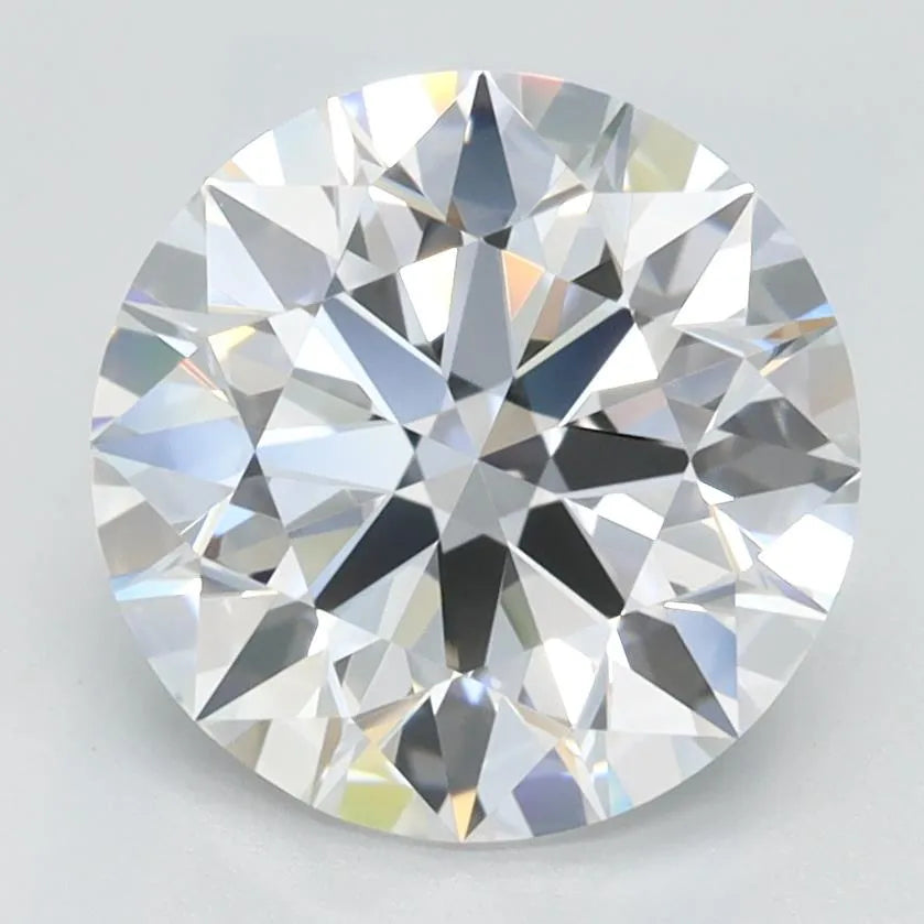 2.19ct Round Lab Grown Diamond (Colour D, Clarity VVS1, Cut ID, IGI Certified)