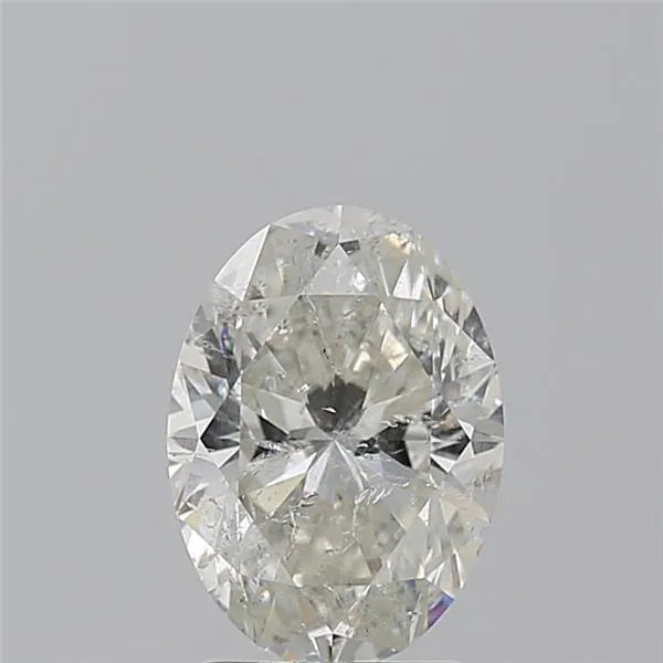 2.20ct Oval Natural Diamond (Colour I, Clarity SI2, Cut VG, IGI Certified)