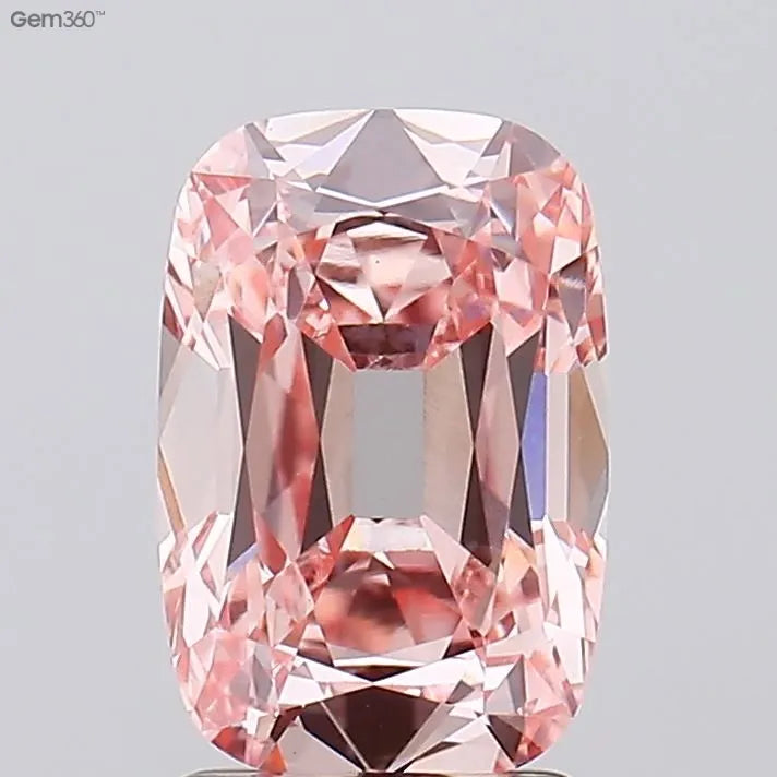 2.21ct Cushion brilliant Lab Grown Diamond (Colour Fancy Intense Pink, Clarity VVS2, IGI Certified)