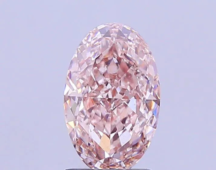 2.27ct Oval Lab Grown Diamond (Colour Fancy Brown Pink, Clarity SI1, IGI Certified)
