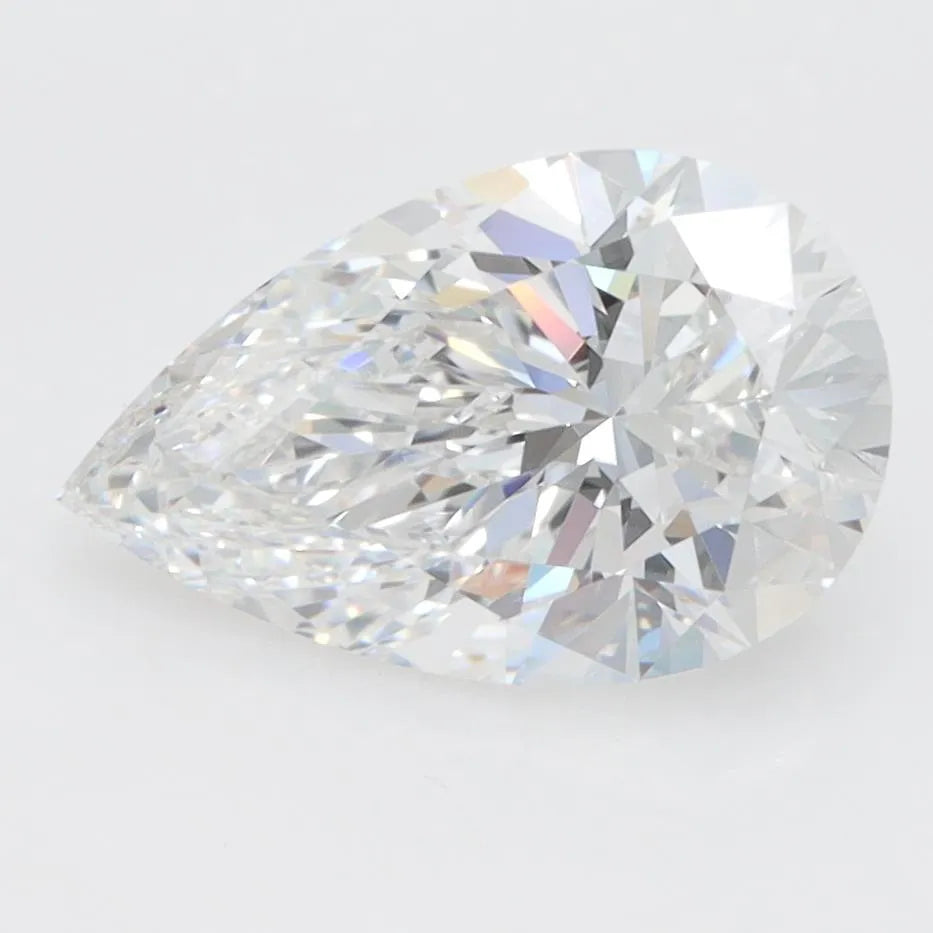 2.27ct Pear Lab Grown Diamond (Colour E, Clarity VVS2, GIA Certified)