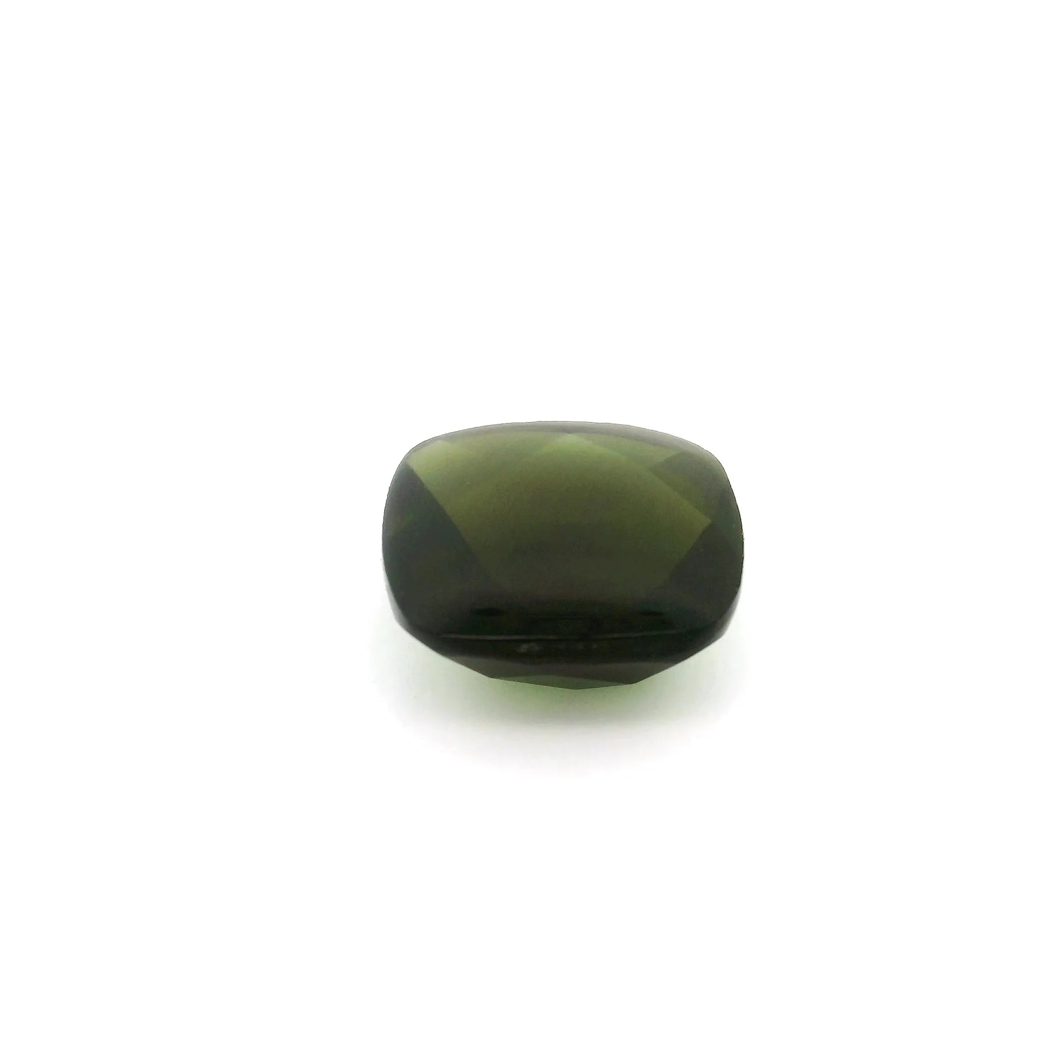 2.48ct Cushion Natural Tourmaline (Colour Green, Clarity Eye Clean, Cut Faceted)