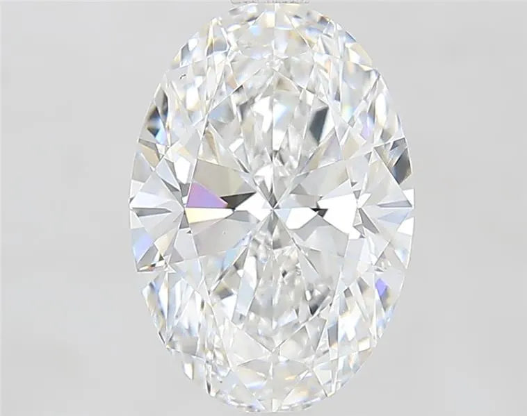 2.50ct Oval Lab Grown Diamond (Colour E, Clarity VVS2, IGI Certified)