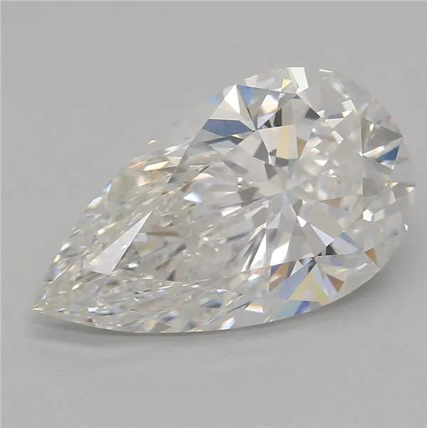 2.50ct Pear Lab Grown Diamond (Colour F, Clarity VVS2, Cut EX, IGI Certified)