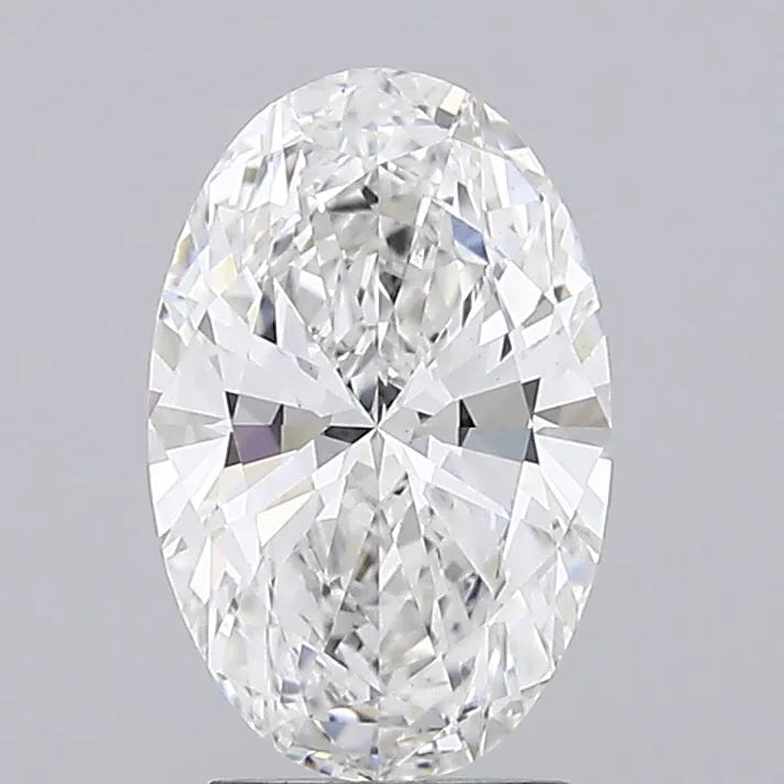 2.53ct Oval Lab Grown Diamond (Colour E, Clarity VS1, IGI Certified)