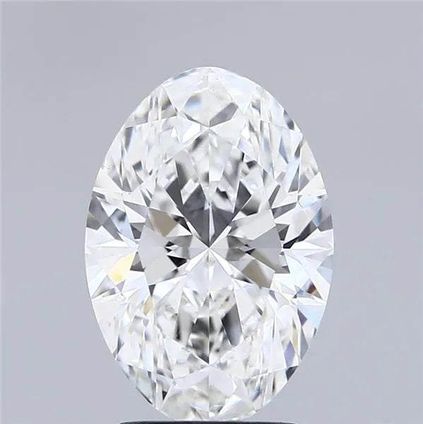 2.53ct Oval Lab Grown Diamond (Colour E, Clarity VS1, IGI Certified)