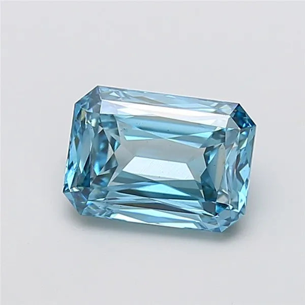 2.53ct Radiant Lab Grown Diamond (Colour Fancy Vivid Blue, Clarity VS2, IGI Certified)