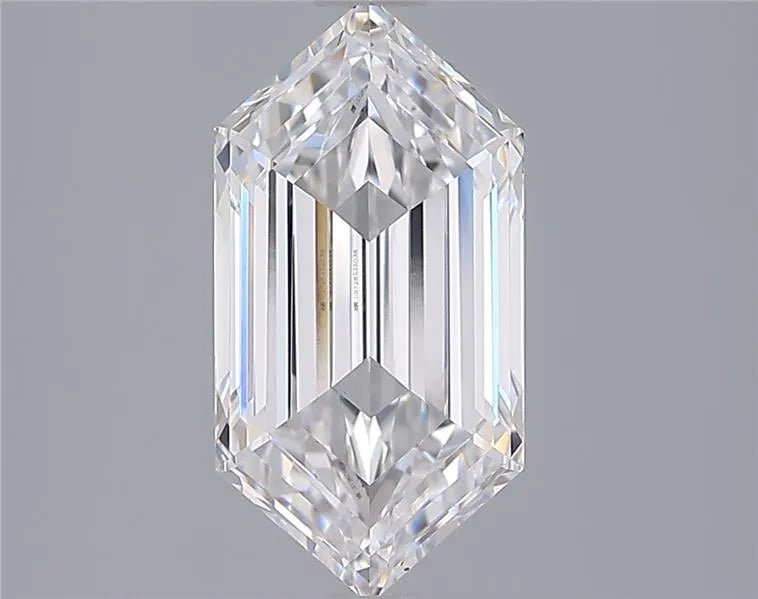 2.56ct Hexagonal Lab Grown Diamond (Colour D, Clarity VS1, IGI Certified)