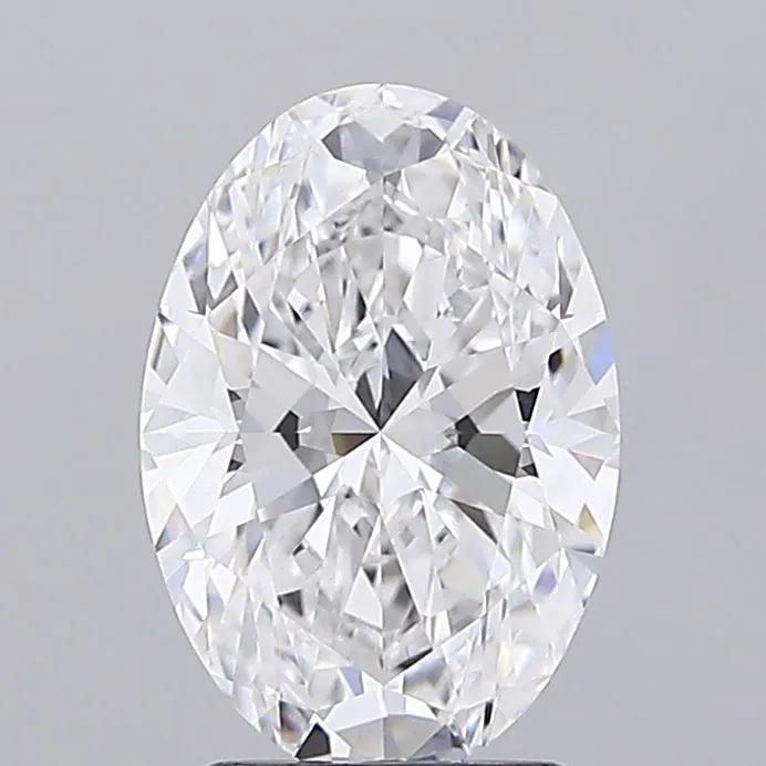 2.57ct Oval Lab Grown Diamond (Colour D, Clarity VVS2, IGI Certified)