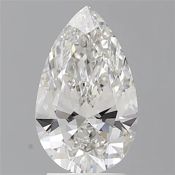2.57ct Pear Lab Grown Diamond (Colour F, Clarity VVS2, IGI Certified)