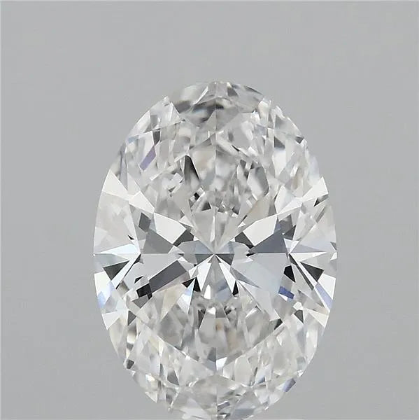 2.58ct Oval Lab Grown Diamond (Colour E, Clarity VVS2, IGI Certified)