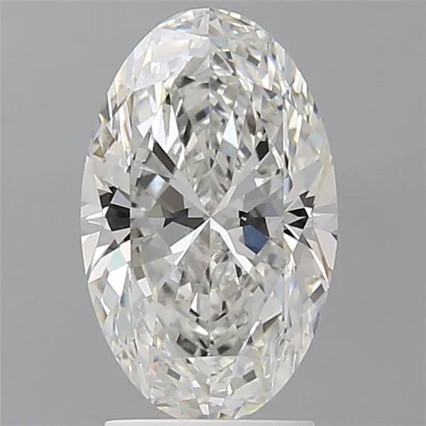2.58ct Oval Lab Grown Diamond (Colour F, Clarity VS2, IGI Certified)