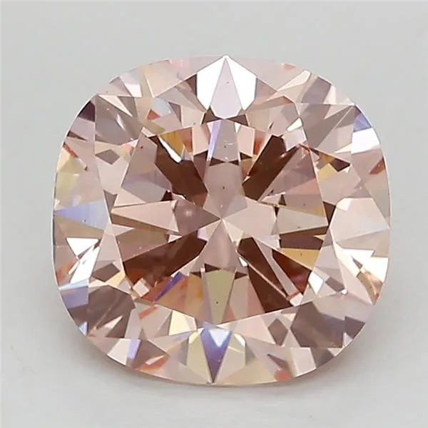 2.61ct Cushion brilliant Lab Grown Diamond (Colour Fancy Intense Pink, Clarity VS1, IGI Certified)