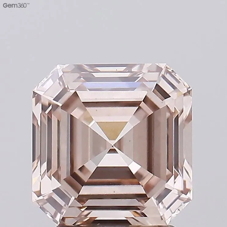 2.74ct Asscher Lab Grown Diamond (Colour Very Light Yellowish Brown, Clarity VS1, IGI Certified)