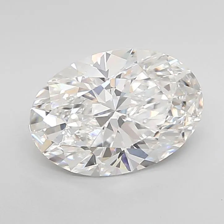 2.75ct Oval Lab Grown Diamond (Colour E, Clarity VVS2, IGI Certified)