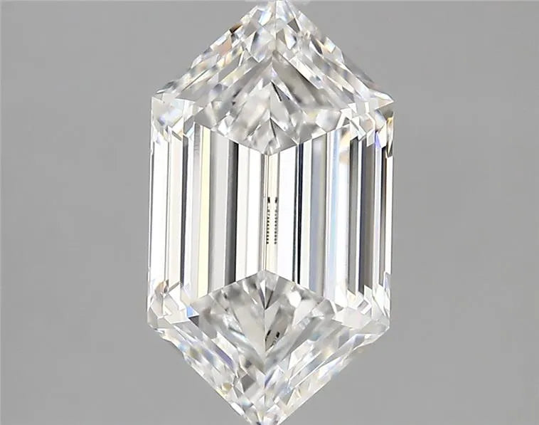 2.76ct Hexagonal Lab Grown Diamond (Colour D, Clarity VVS2, IGI Certified)
