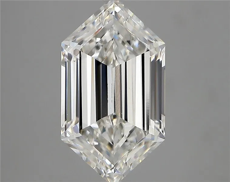 2.77ct Hexagonal Lab Grown Diamond (Colour F, Clarity VVS1, IGI Certified)