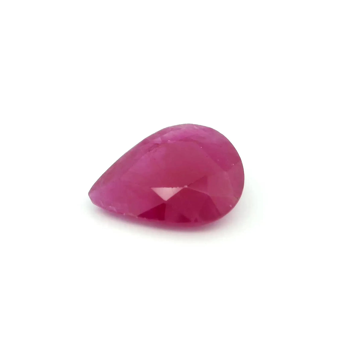 2.86ct Pear Natural Ruby (Colour Red, Clarity Moderately Included, Cut Faceted)