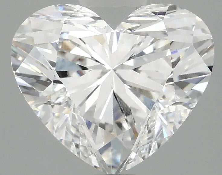 2.96ct Heart Lab Grown Diamond (Colour D, Clarity VVS2, IGI Certified)