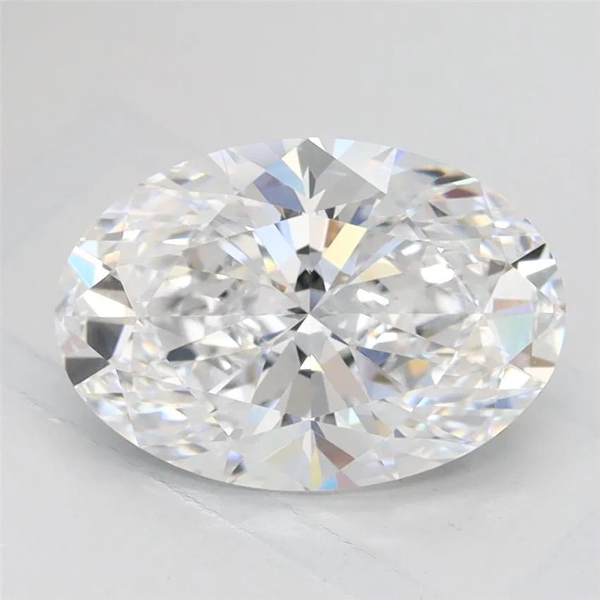 2.00ct Oval Lab Grown Diamond (Colour D, Clarity VVS2, Cut ID, GCAL Certified) - Jewelry by Cleo