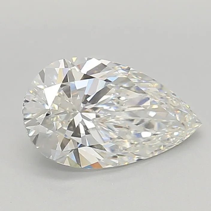 2.00ct Pear Lab Grown Diamond (Colour F, Clarity VVS2, IGI Certified) - Jewelry by Cleo