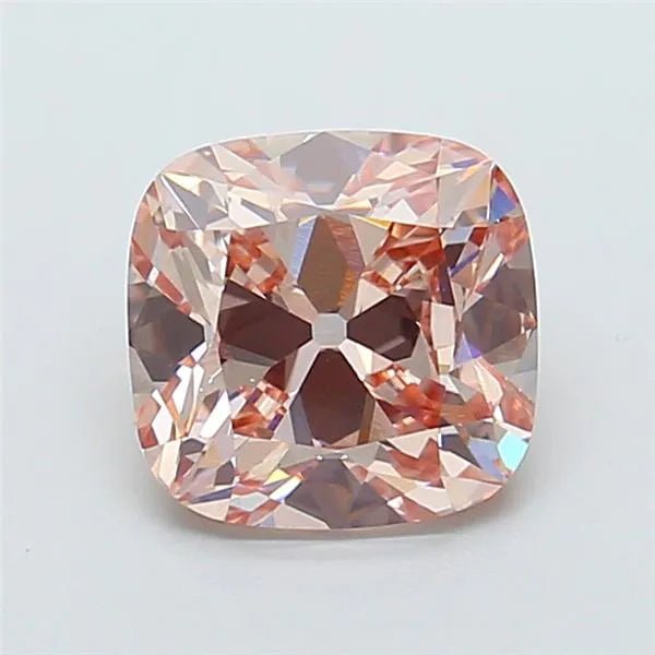 2.01ct Cushion brilliant Lab Grown Diamond (Colour Fancy Brown Pink, Clarity VS1, IGI Certified) - Jewelry by Cleo