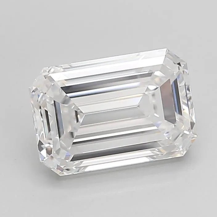 2.01ct Emerald Lab Grown Diamond (Colour D, Clarity IF, Cut EX, IGI Certified) - Jewelry by Cleo
