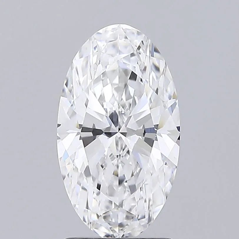 2.01ct Oval Lab Grown Diamond (Colour D, Clarity VVS1, IGI Certified) - Jewelry by Cleo