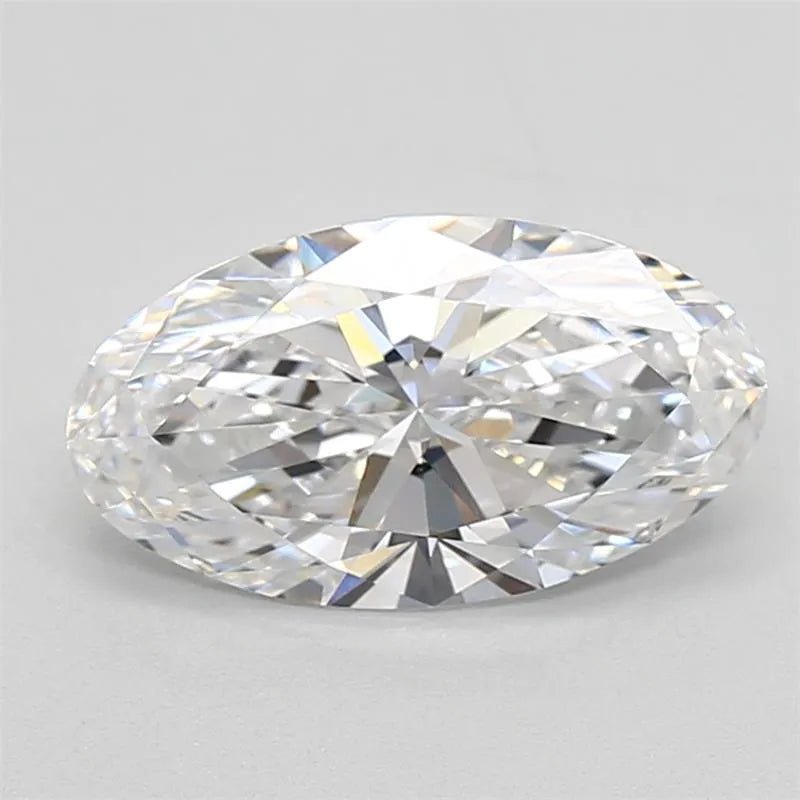 2.01ct Oval Lab Grown Diamond (Colour D, Clarity VVS2, IGI Certified) - Jewelry by Cleo