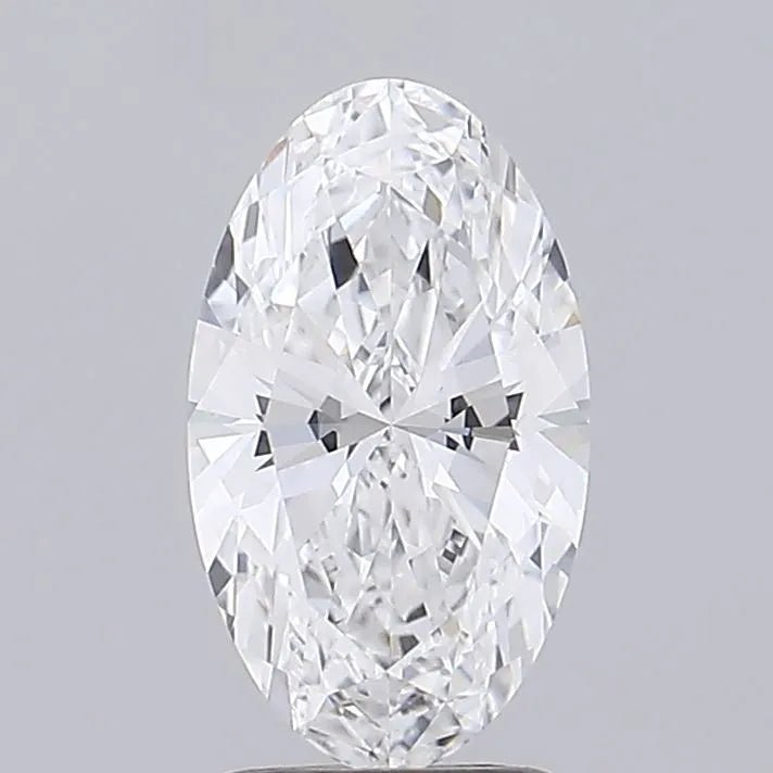 2.01ct Oval Lab Grown Diamond (Colour D, Clarity VVS2, IGI Certified) - Jewelry by Cleo