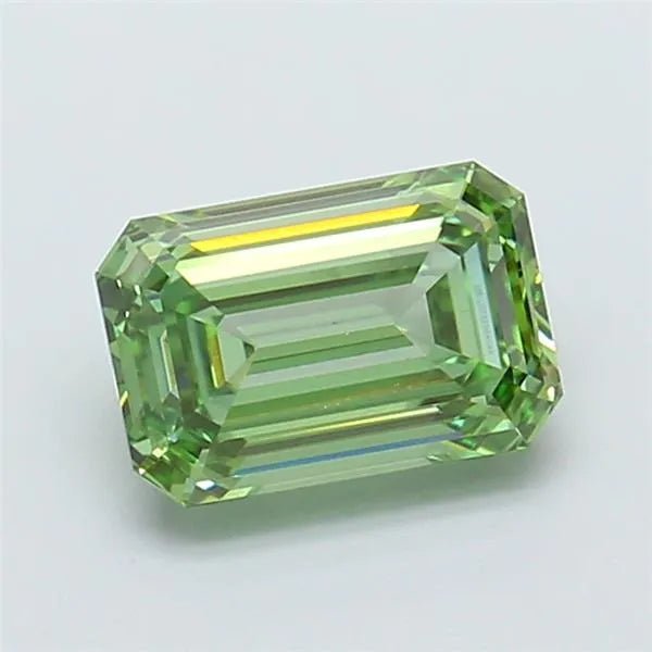 2.02ct Emerald Lab Grown Diamond (Colour Fancy Vivid Green, Clarity VS1, IGI Certified) - Jewelry by Cleo