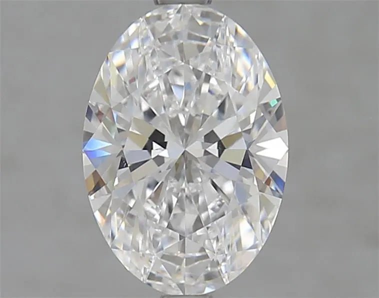 2.02ct Oval Lab Grown Diamond (Colour D, Clarity VS1, IGI Certified) - Jewelry by Cleo