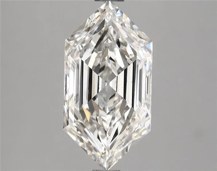 2.03ct Hexagonal Lab Grown Diamond (Colour F, Clarity VS1, IGI Certified) - Jewelry by Cleo