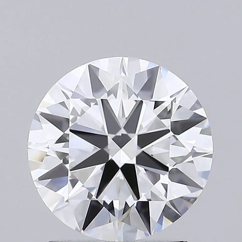 2.03ct Round Lab Grown Diamond (Colour D, Clarity VVS1, Cut ID, IGI Certified) - Jewelry by Cleo