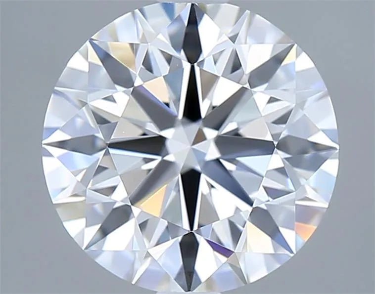 2.03ct Round Lab Grown Diamond (Colour D, Clarity VVS2, Cut ID, IGI Certified) - Jewelry by Cleo