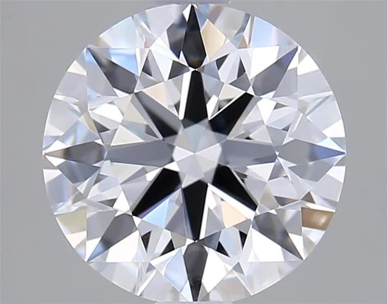 2.03ct Round Lab Grown Diamond (Colour D, Clarity VVS2, Cut ID, IGI Certified) - Jewelry by Cleo
