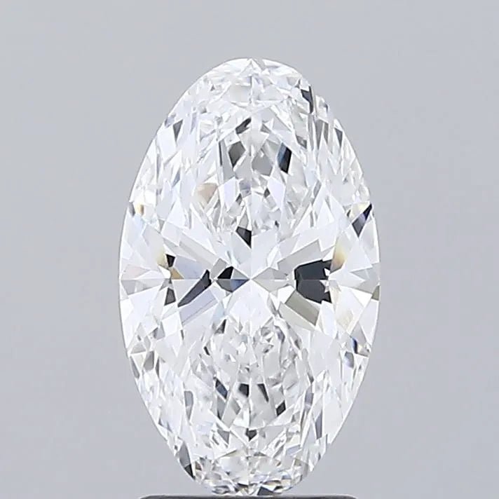 2.04ct Oval Lab Grown Diamond (Colour D, Clarity VVS2, IGI Certified) - Jewelry by Cleo